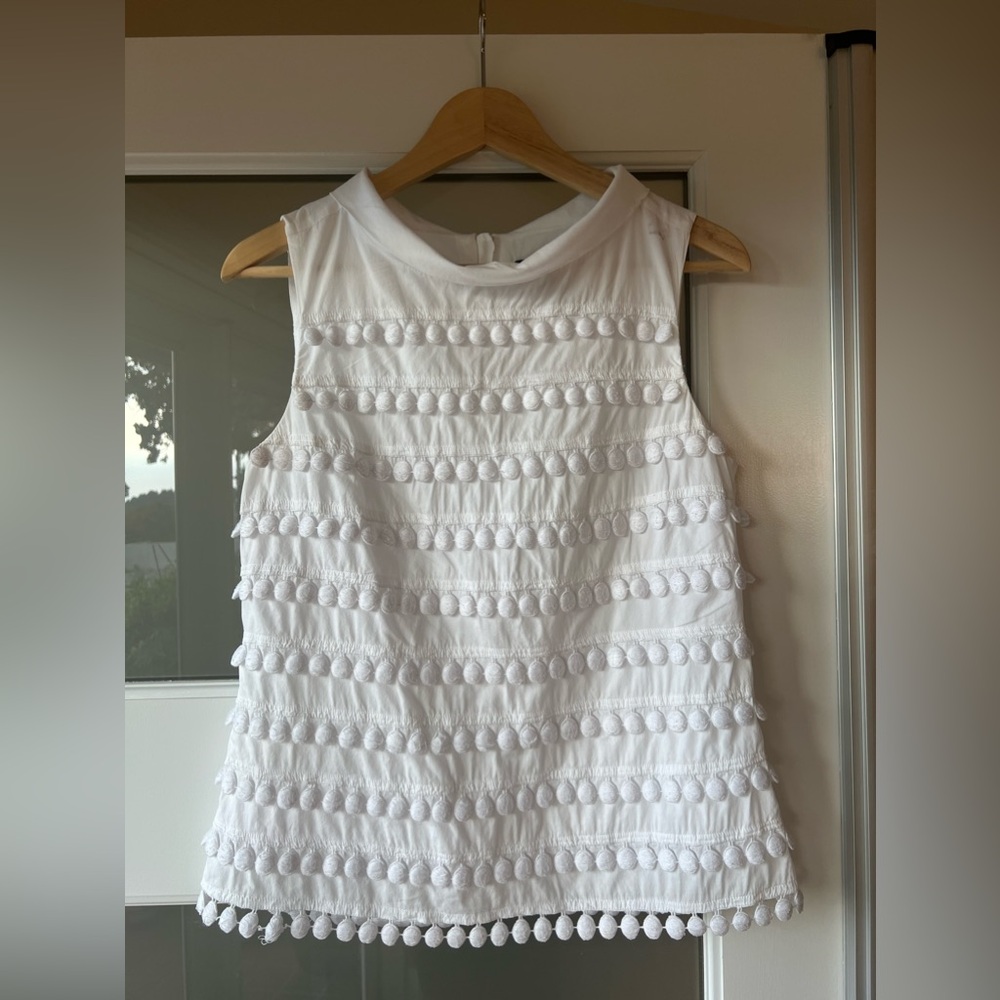 J.Crew Sleeveless Textured Top